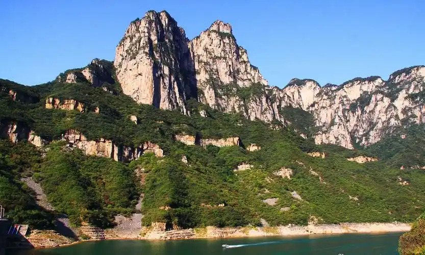 河南云台山红石峡风景实拍