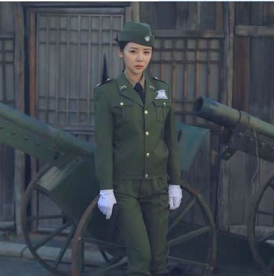 民国军官服男女儿童国民党表演服装演出服特工特务间谍视频拍摄服