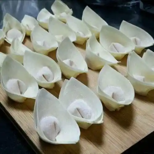 好吃的素食元宝饺子