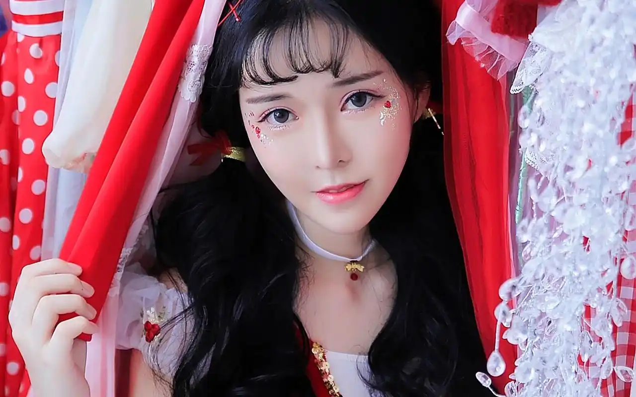 网红美女性感写真高清电脑桌面壁纸