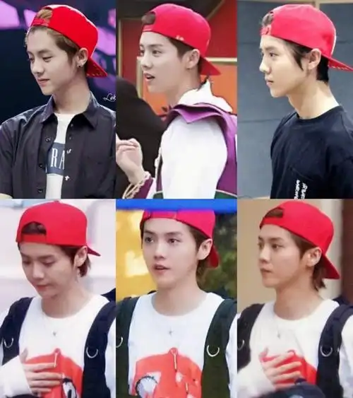 鹿晗反戴小红帽重返2014 逆生长的最佳代言人