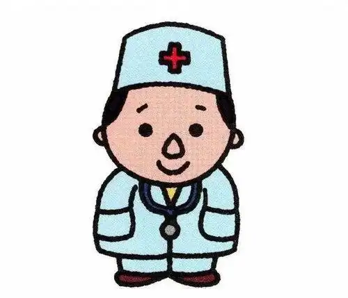 儿童医生简笔画图片如何绘制护士姐姐 护士简笔画大全 红豆饭小学生简