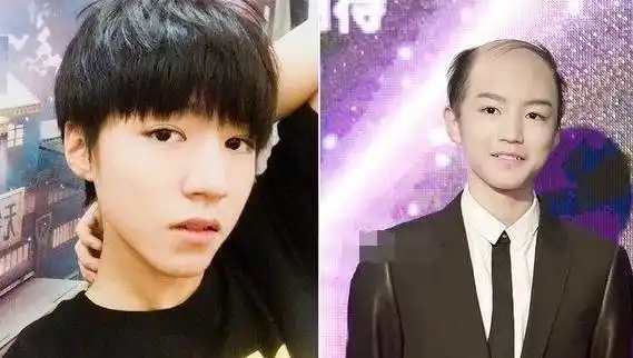 章子怡光头照登上热搜,网友:光头我只服胡歌鹿晗!_王俊凯_发型_女神