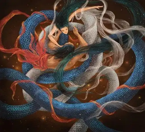 上半是人下半是蛇