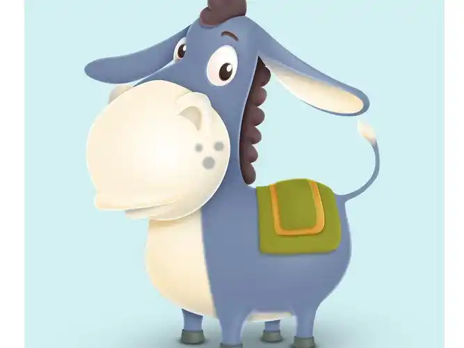 毛驴卡通形象合集