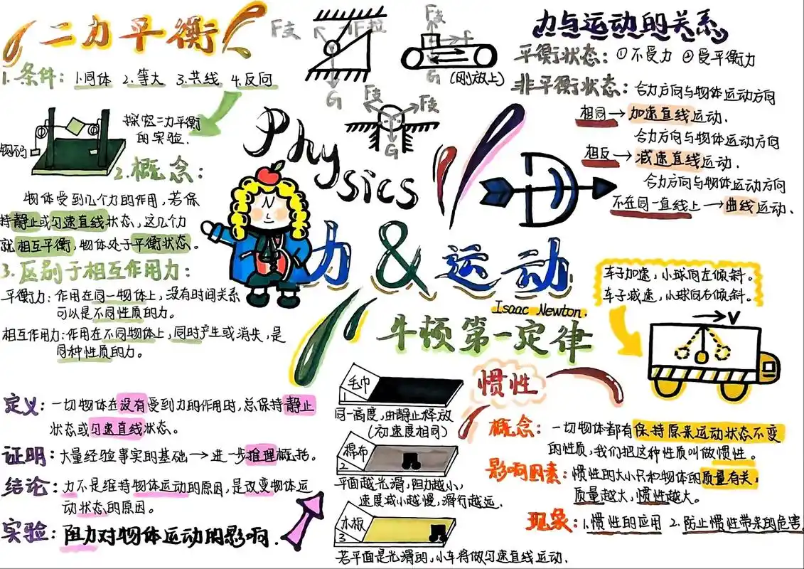 弘扬科学家精神牛顿手抄报小报绘画一等奖