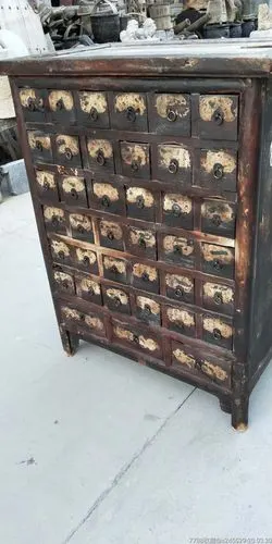 一线货清代小药柜