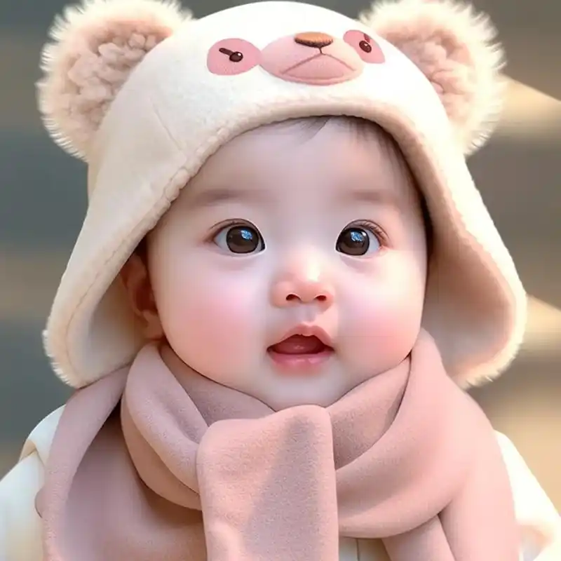 大眼萌娃,可爱女宝幼崽头像.软软香香的小棉 - 抖音