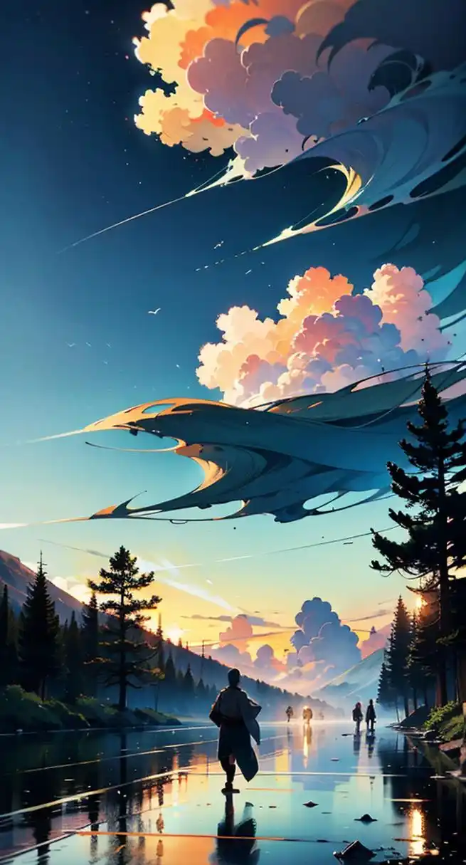 治愈系动漫高清壁纸#九月动态激励计划# #漫画# #ai绘画