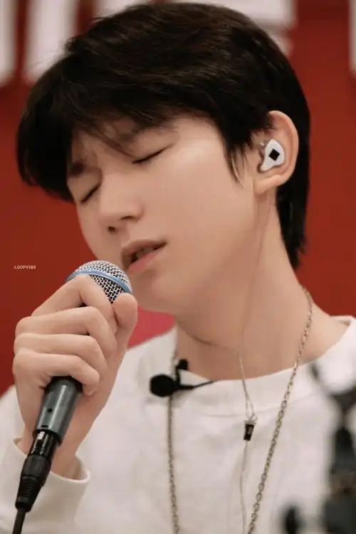 想摸摸那拿话筒的手#王源巡演剧透##王源客厅狂欢巡演