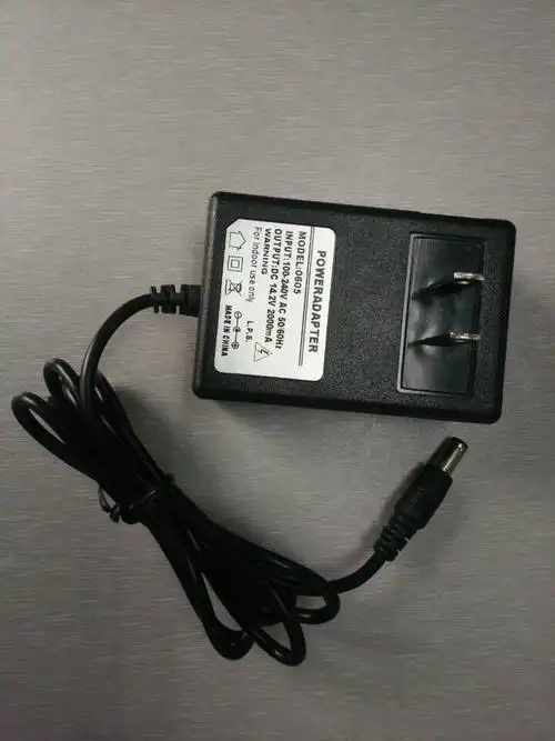 智能12v蓄电池充电器14.2v2a圆头电瓶充电器适配器喷雾器充电器