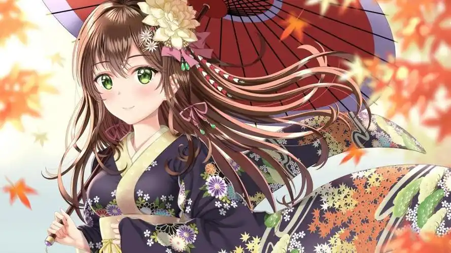 动漫二次元和服少女唯美可爱迷人写真