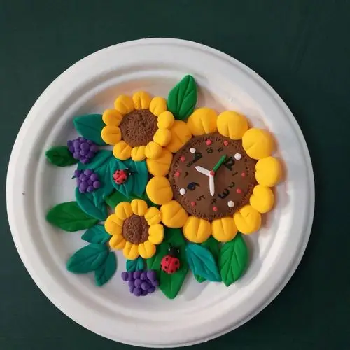 假期创意粘土手工作品评选活动