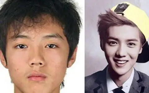 图鹿晗素颜证件照曝光样貌有差别疑似整过容