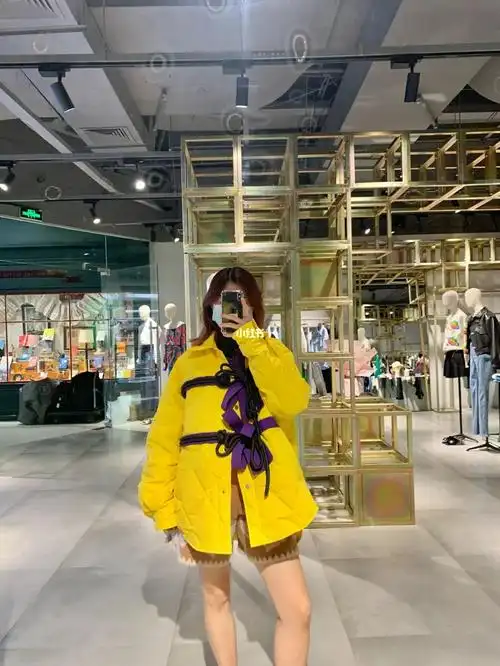 撞色蝴蝶结羽绒外套91_乌丫怎么样_蝴蝶结_羽绒_外套_uooyaa专柜(sm