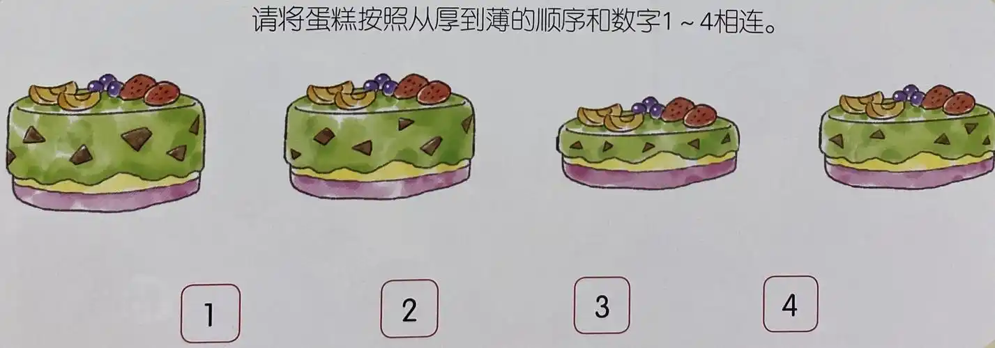 比一比厚薄(数学)