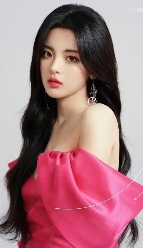 杨超越icon抹胸裙穿搭,真的很美    果然是颜值出道