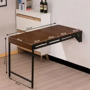 木头折叠墙桌