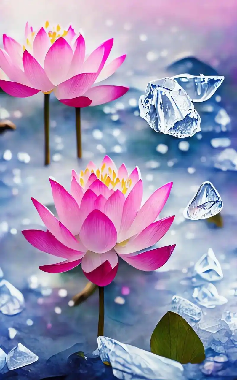 莲花出淤泥而不染,濯清涟而不妖#治愈系风景 #唯美意境 #图 - 抖音