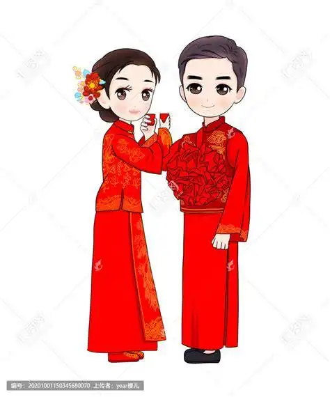 中式婚礼交杯酒,动漫卡通,设计素材,设计,汇图网www.huitu.com