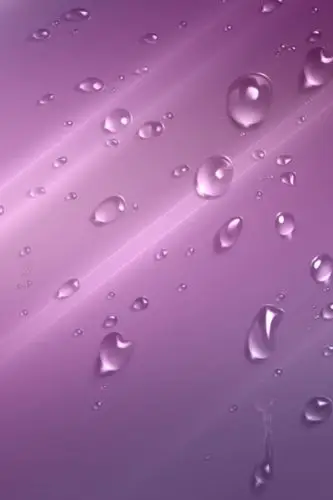 壁纸 水珠 紫色