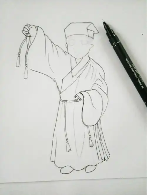 零基础带你画汉服漫画二