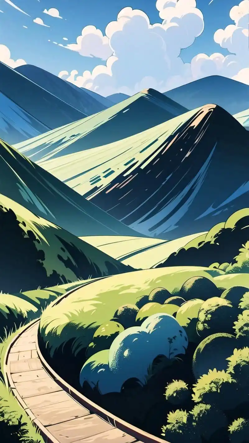 动漫风小道风景壁纸精选99 漫步在动漫世界的小道上,感受那别具一格