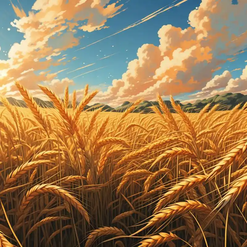 太阳照麦田头像🌞🌾,美到窒息!