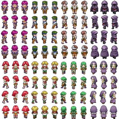 rpgvx版rpgxp行走图