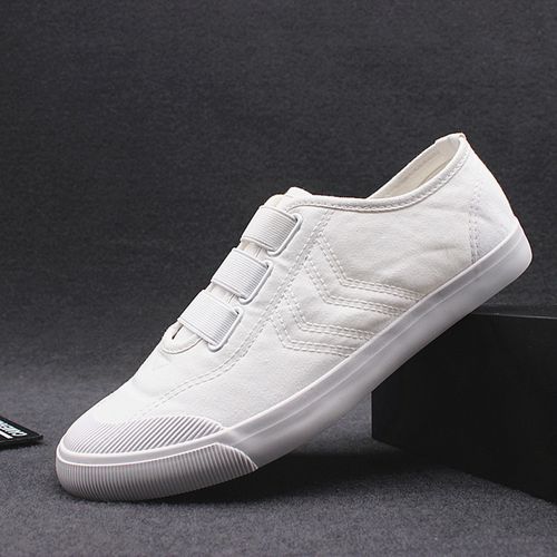 一折一带白布鞋