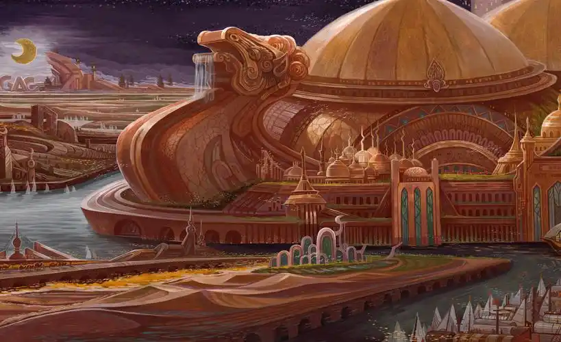 【万博楼兰】|插画|概念设定|九城明爱画画 - 原创作品 - 站酷 (zcool