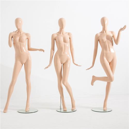 高光亮肤色内衣女全身模特道具模型假人橱窗泳衣胸罩半身展示道具