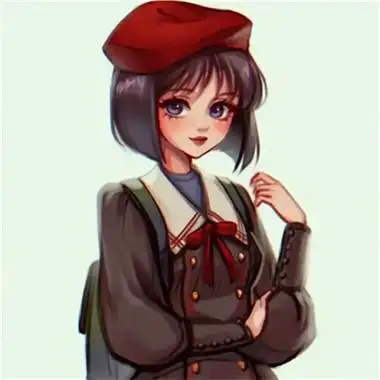 一人一张q版可爱闺蜜卡通头像图片