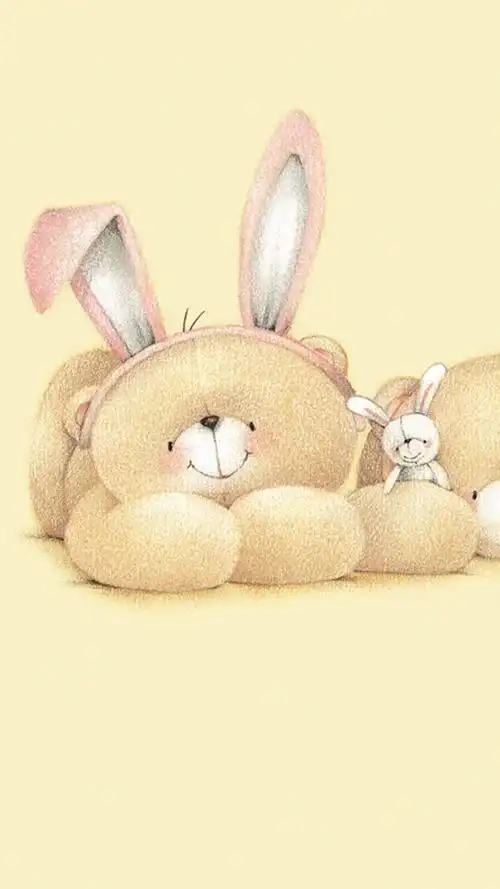 手机高清壁纸小清新 可爱*^o^*贺曼熊