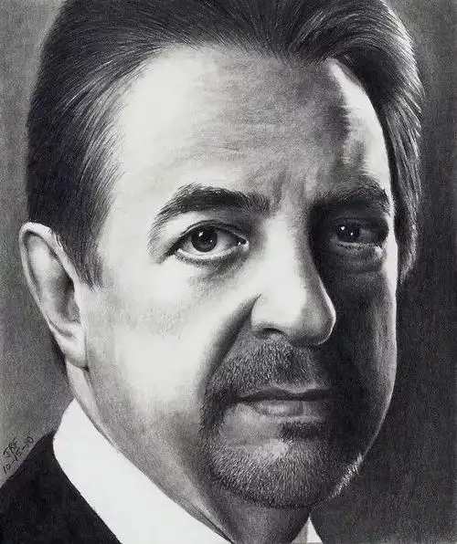 好莱坞明星肖像铅笔画欣赏