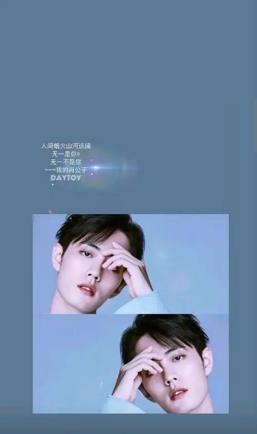 肖战|语录"人间烟火山河远阔无一是你无一不是你我的肖公子 "