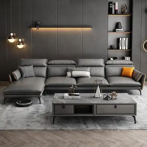 科技布沙发轻奢网红2022年新款现代简约客厅北欧乳胶极简布艺沙发