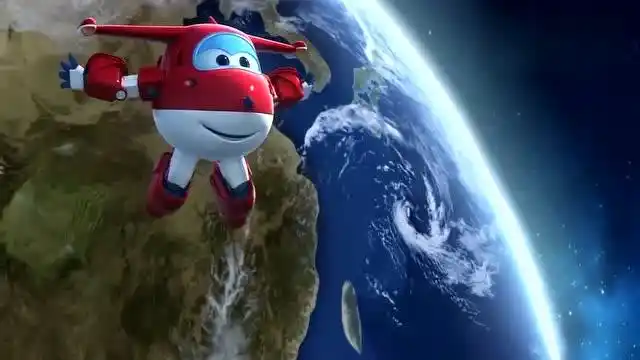 超级飞侠4:乐迪飞上了太空好漂亮啊!