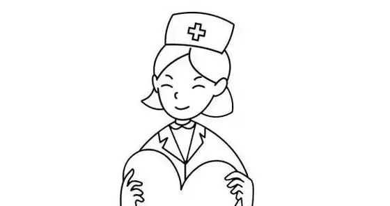 五,怎么画白衣天使简笔画呢?