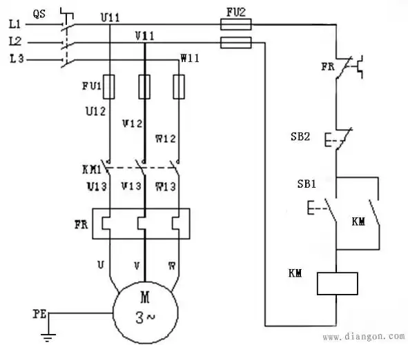 电机自锁接线图 - 第2页 - 电路图分享_电工学习网