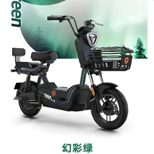 电动雅迪电动车车酷新款国标车大电池骨架车长电动自行车