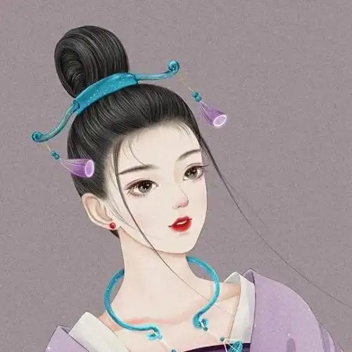 古风女子头像,行至朝雾里,坠入暮云间