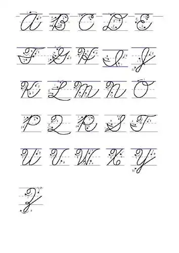 英文圆体字(大写字母)