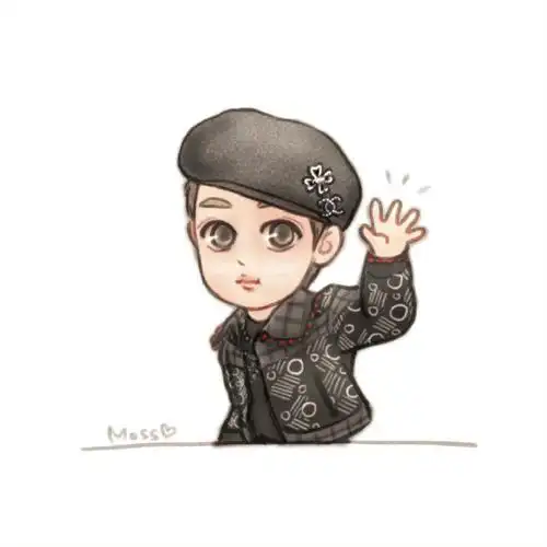 王一博六一q版海报##两个王一博