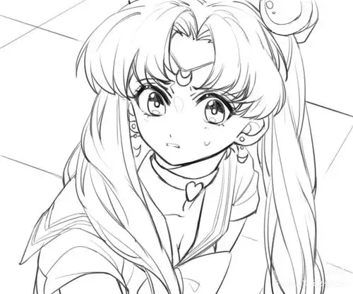 之前流行的活动_美少女战士美少女战士重绘挑战水兵月日系平涂同人我