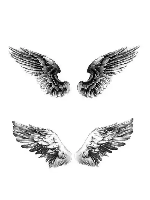 翅膀纹身图案