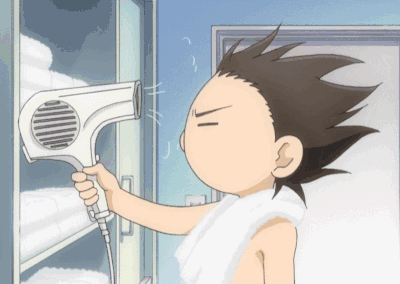 美女吹头发图片_美女吹头发动态图_美女吹头发表情包gif动图下载_soo