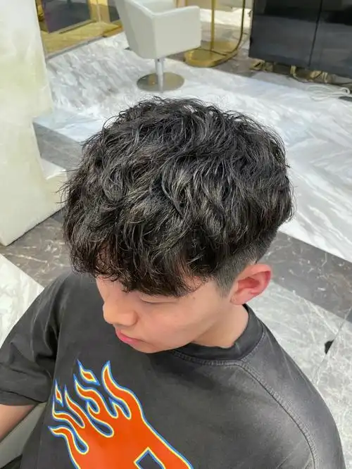 纹理烫男生最好打理的烫发