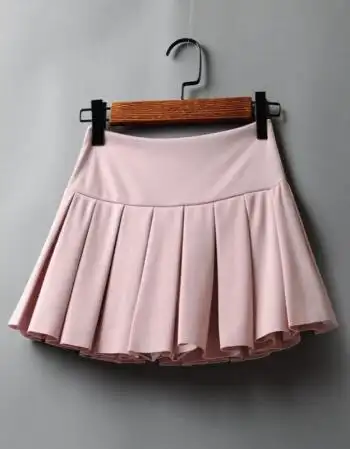 粉色(短版夏款裙长30厘米) m(1尺9到2尺腰)有安全裤