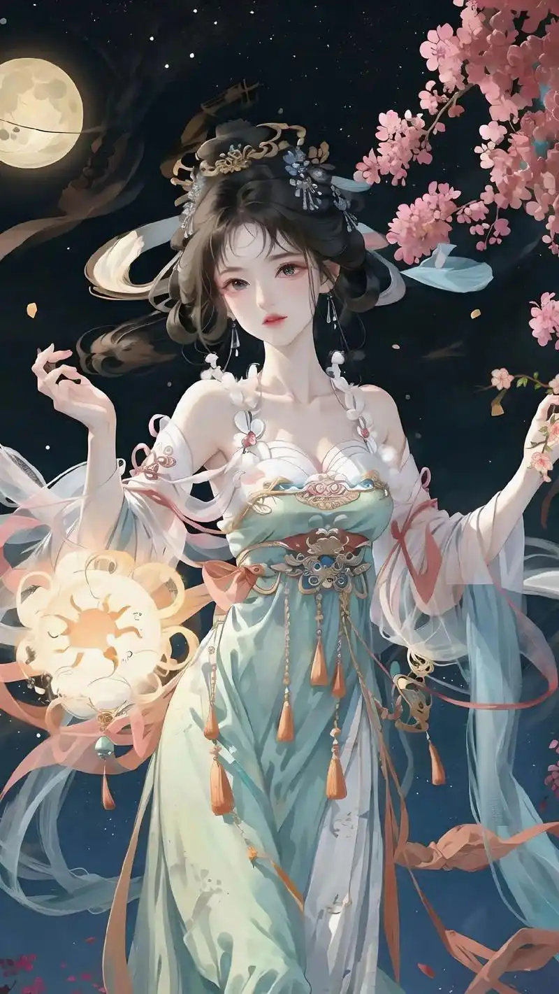 举首望月月不语,垂首思汝汝不知#古风头像 #唯美 - 抖音